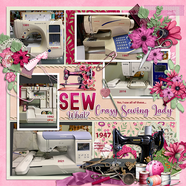 Sew What- Crazy Sewing Lady