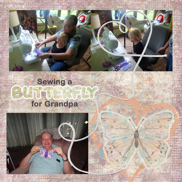 Sewing a Butterfly