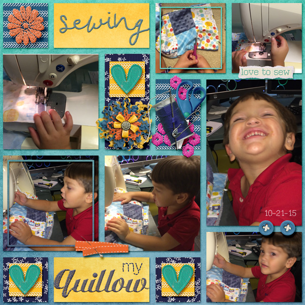 Sewing my Quillow