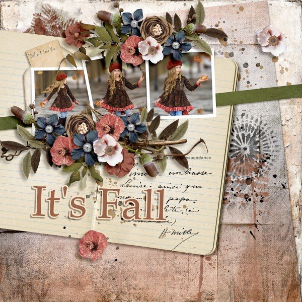 Shades of Autumn-Collection+Free template