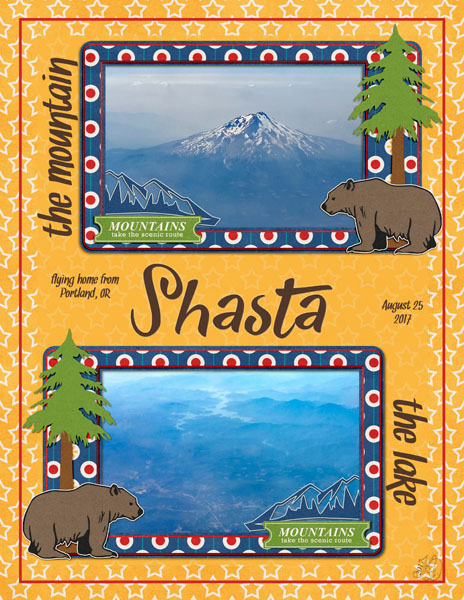 Shasta from the air