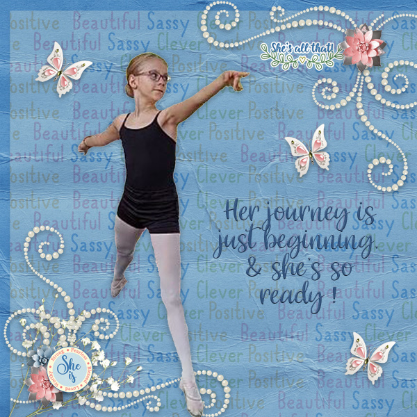 She is....