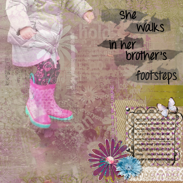 She Walks In Her Brother's Footsteps