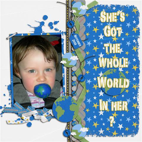 She's got the whole world...