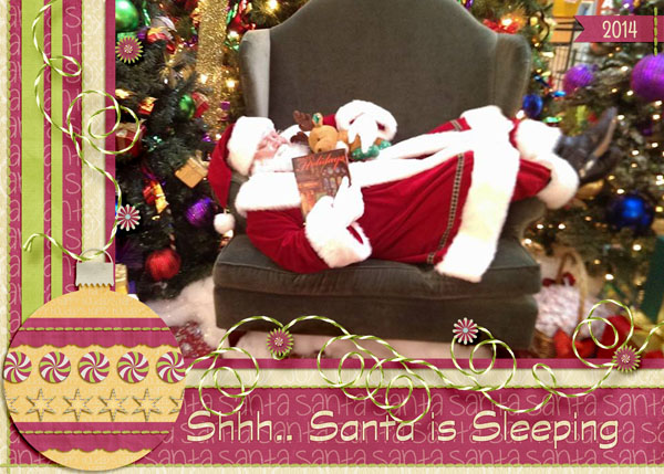 Shh.. Santa is Sleeping