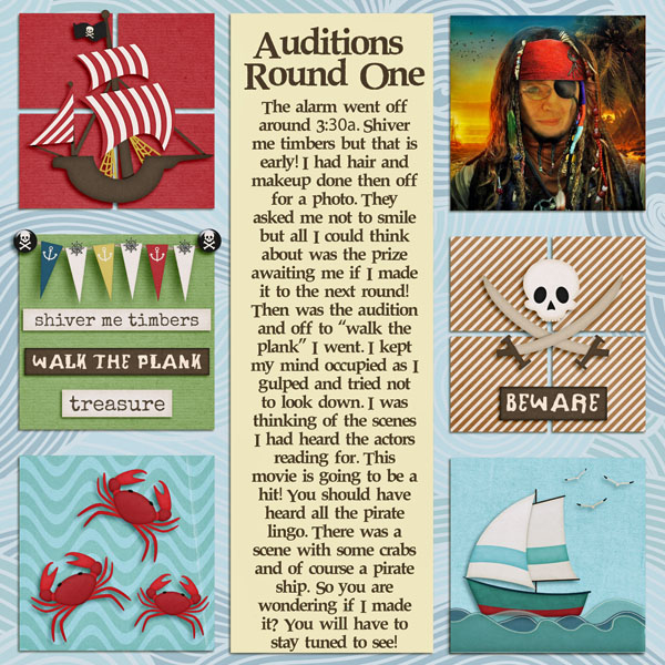 Shiver Me Timbers Audition Round 1