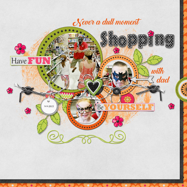 Shopping with Dad template 2