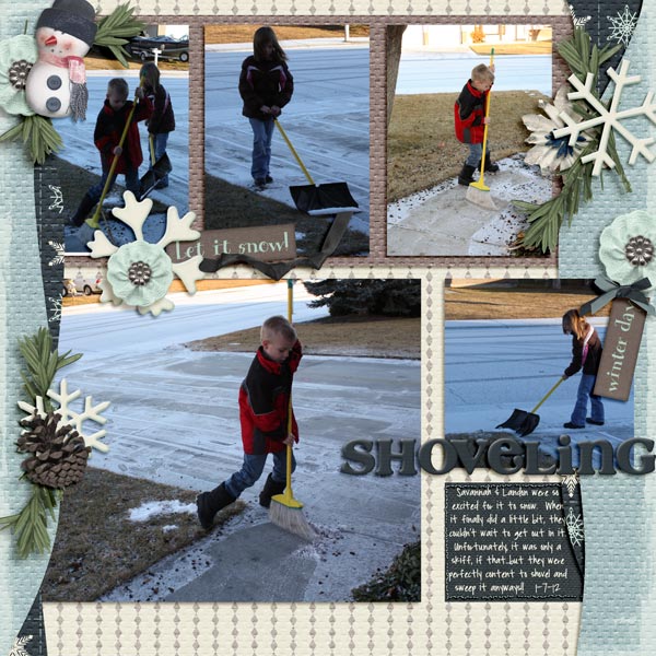 Shoveling