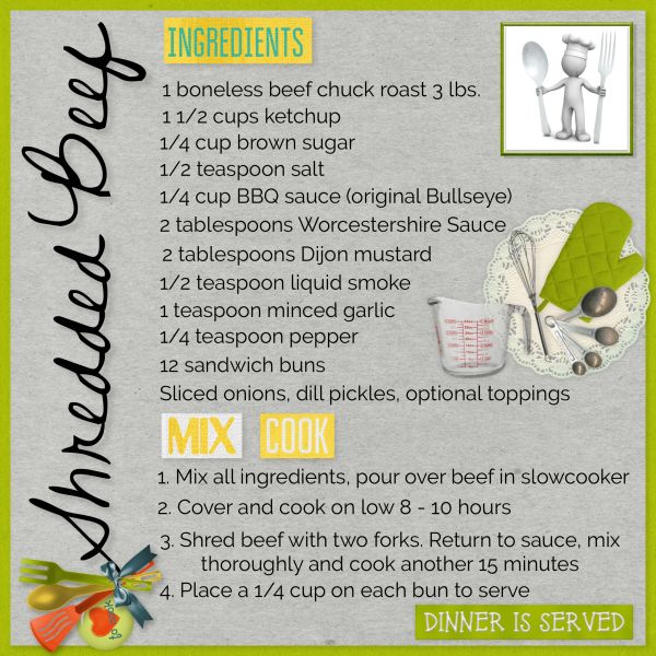 Shredded Beef Recipe