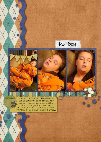 Sick boy