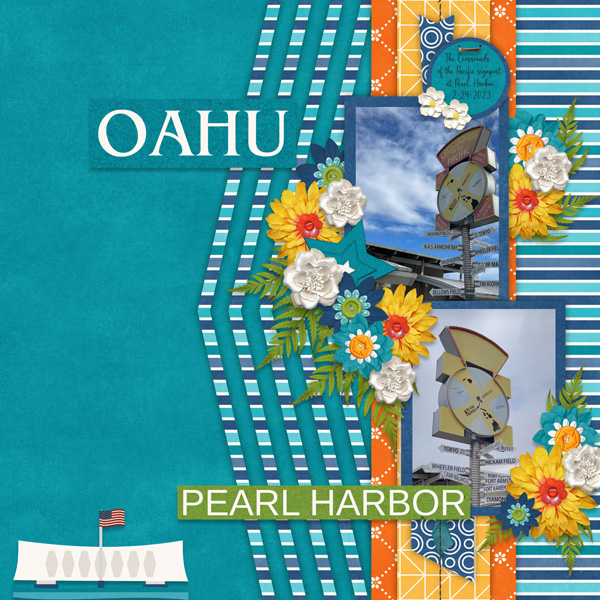Sidelines Temp #3-Miss Fish, Travelogue Hawaii-CAP