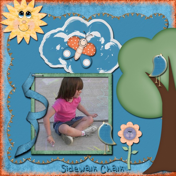 Sidewalk Chalk with Grandma Susie page 1