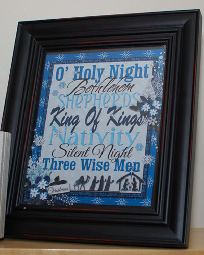 Silent Night christmas printable