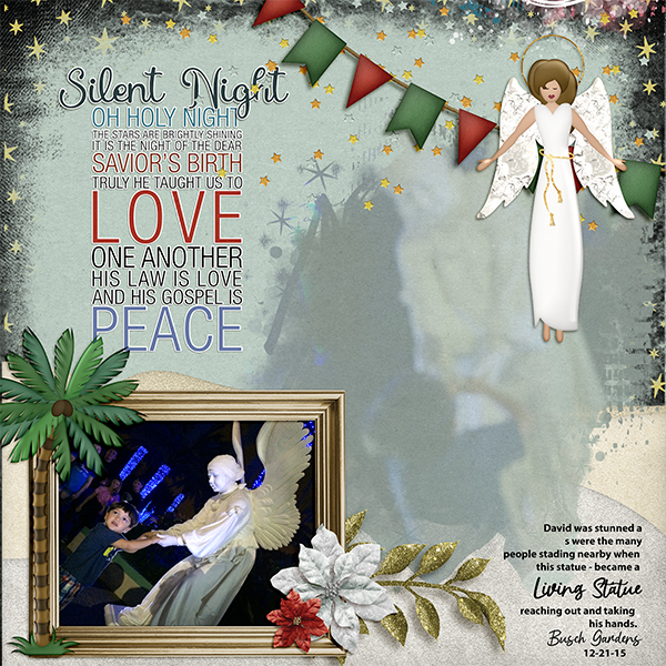 Silent Night-Living Statue