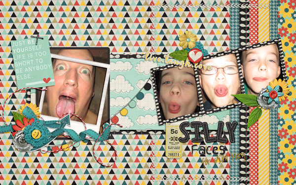 Silly Faces for Aunt Mary