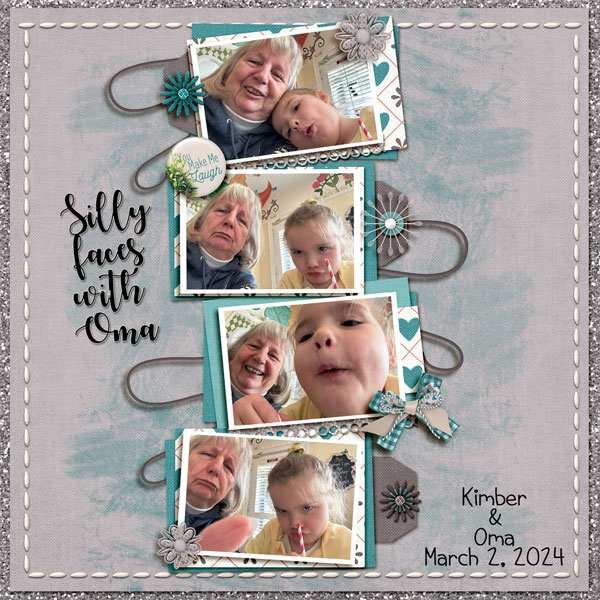 Silly Faces with Oma