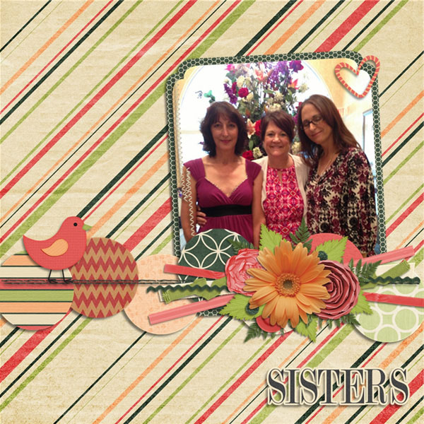 Sisters using October FWP Grab Bag