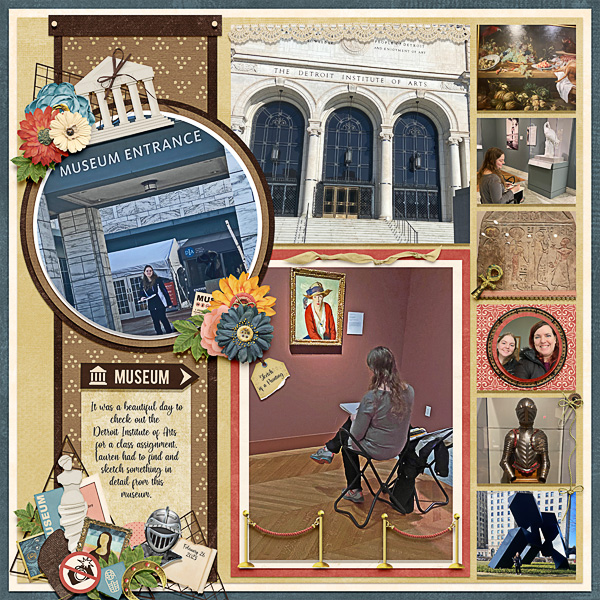 Sketching at the Detroit Institute of Arts