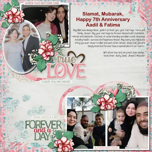 Slamat, Mubarak, Happy 7th Anniversary Aadil and Fatima