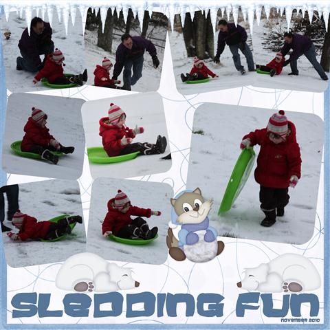 Sledding Fun