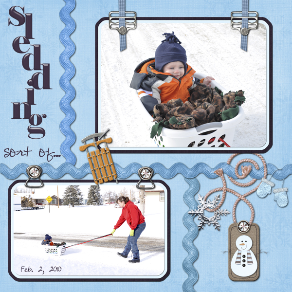 Sledding....sort of
