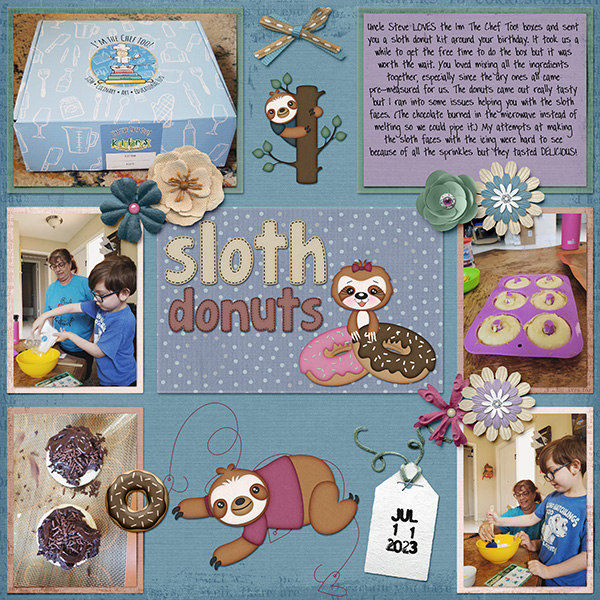 sloth donuts