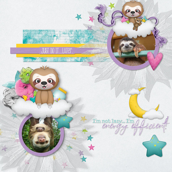 Slumbertime Sloths by Boomergirl Designs