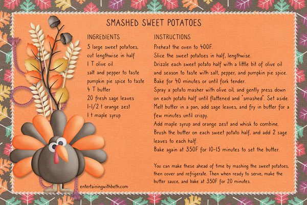 Smashed Sweet Potatoes