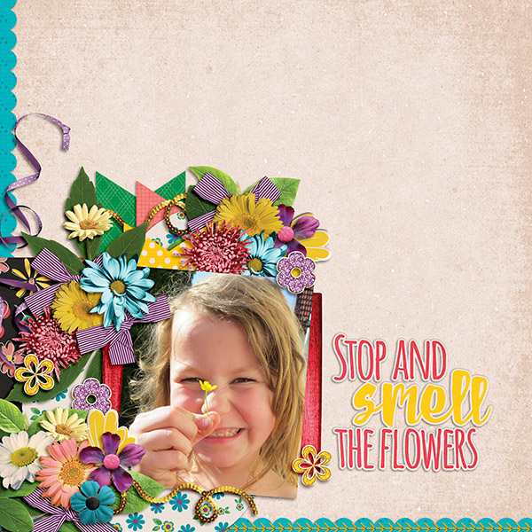 smell flowers