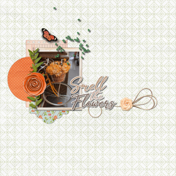 Smell the flowers