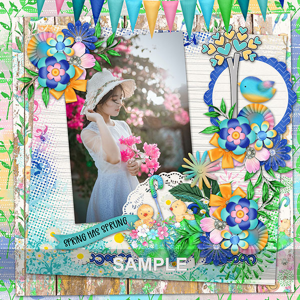 Smile It's Spring By Cutie Pie Scraps