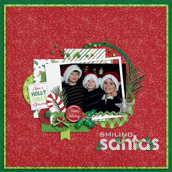Smiling Santas