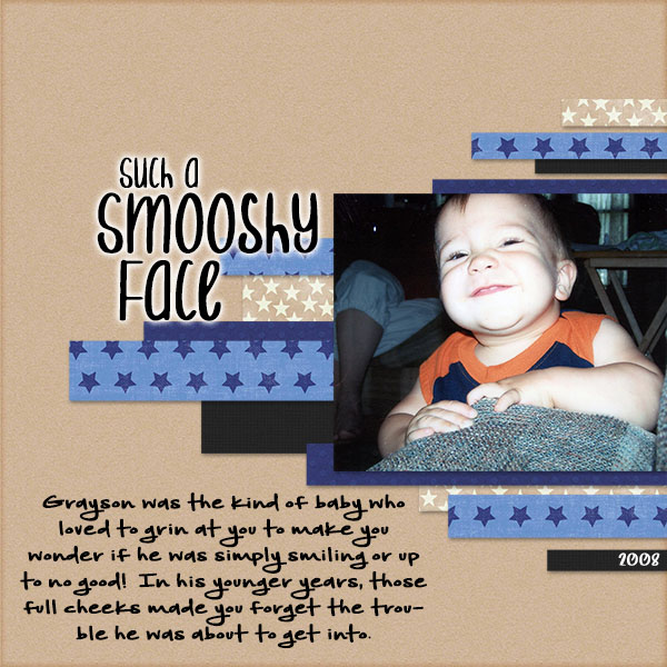 Smooshy Face Font Challenge Aug 2020