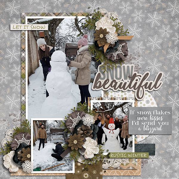 Snow beautiful