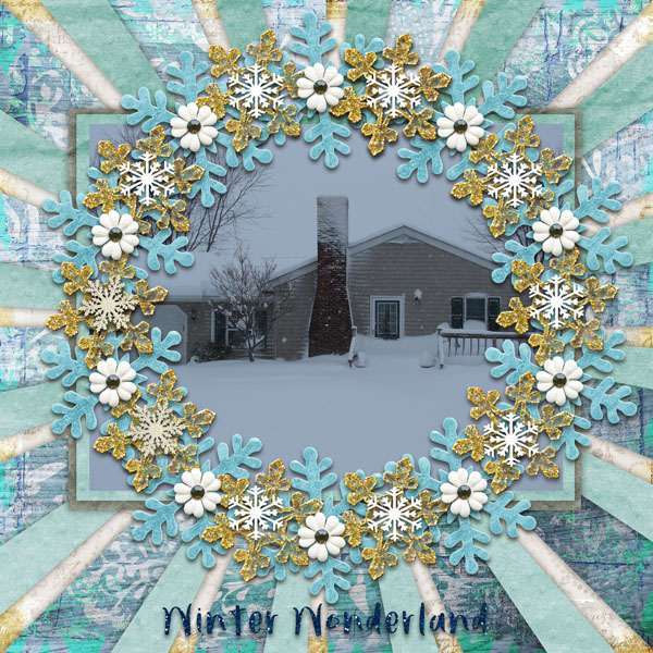 Snow Fun 2 Template #2-Miss Fish