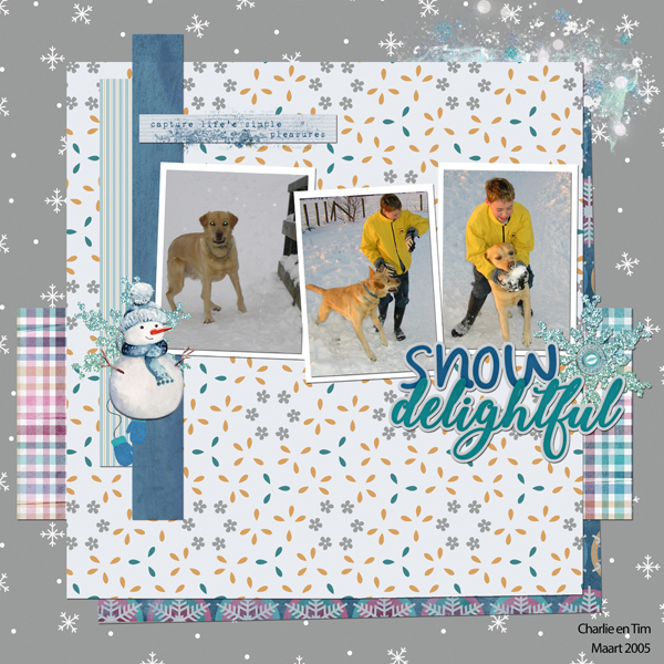 Snow fun met Charlie