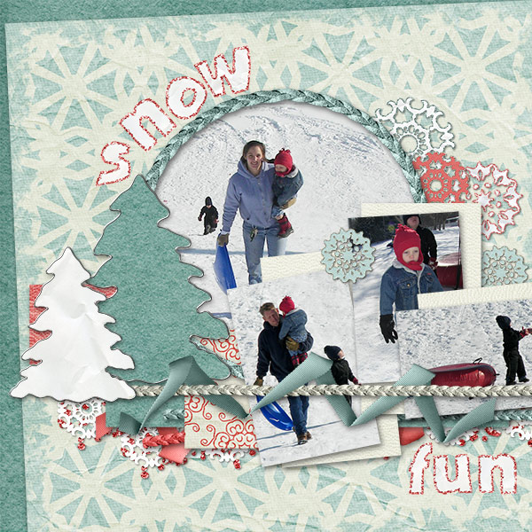 Snow Fun Sledding p1