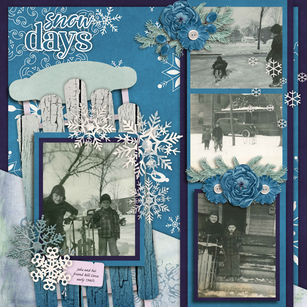 Snow Fun Template #3 Miss Fish Frosty Friends Gingerbread Ladies