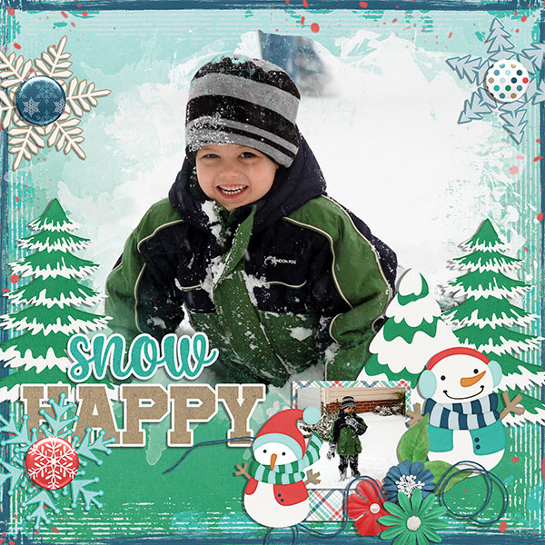 snow happy