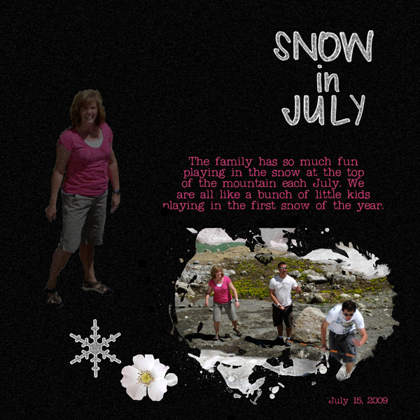 Snow in July