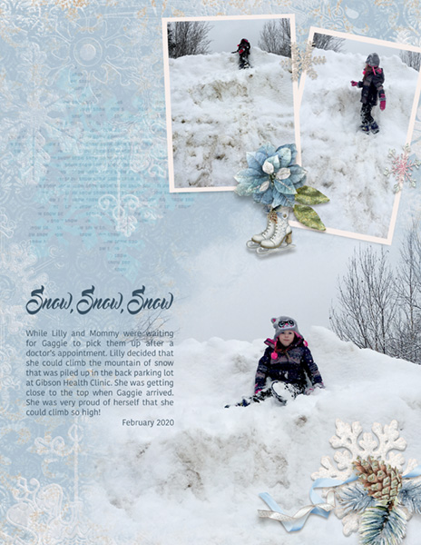 Snow Snow Snow - Dec 2020 Template Challenge 1