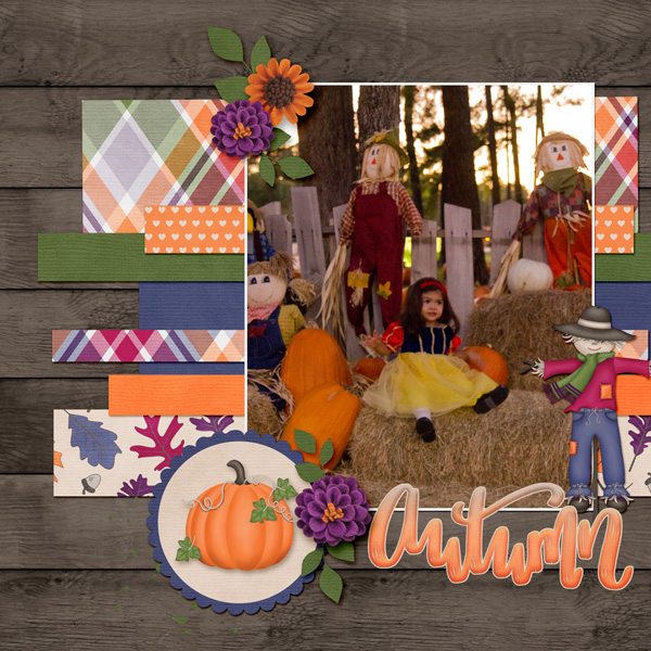 Snow White at the Pumpkin Patch