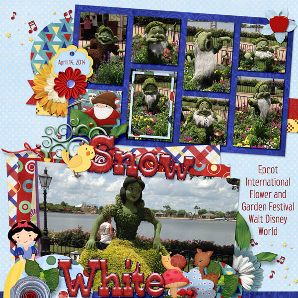 Snow White Topiary