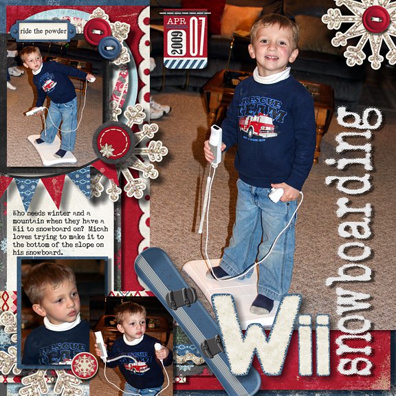 Snowboarding on the Wii