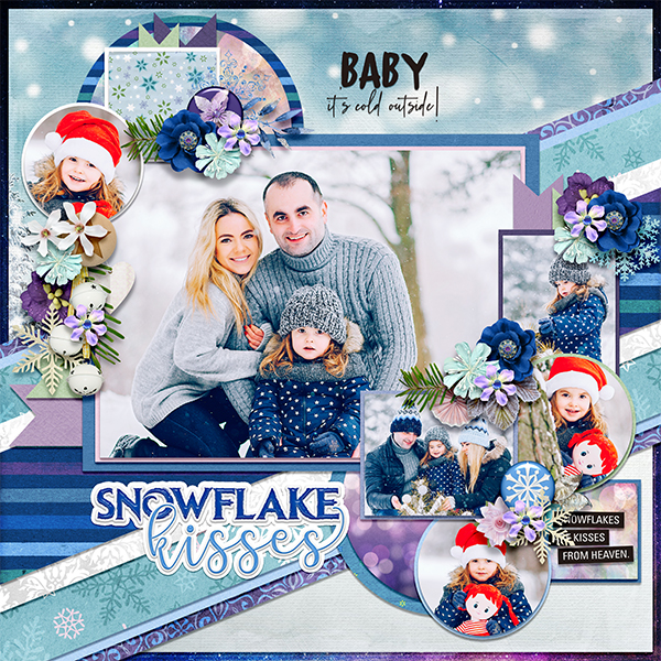 Snowflake kisses