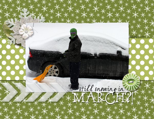 Snowing in March