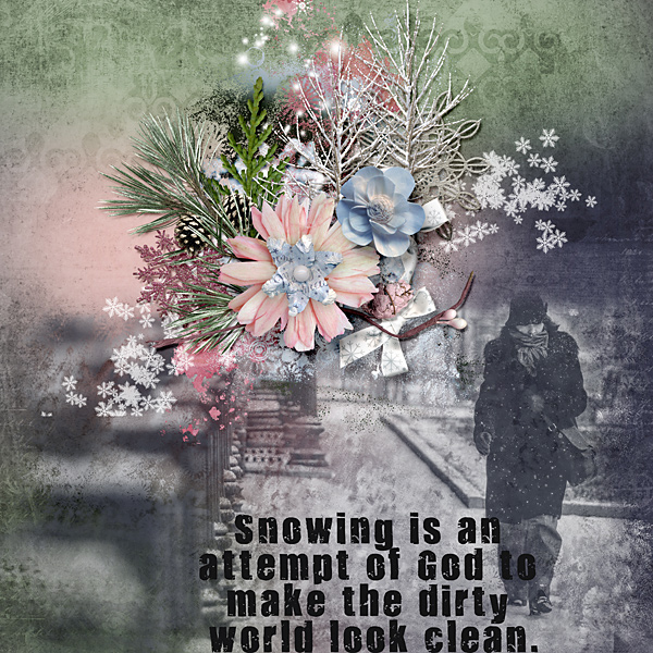Snowing