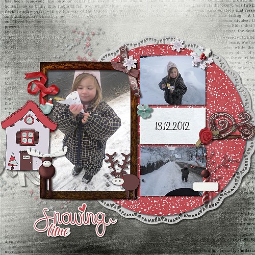 Snowing