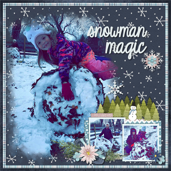 Snowman Magic Lt Page