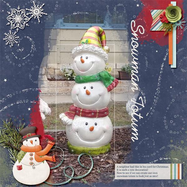 Snowman Totum